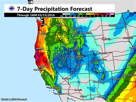 us 7 day precipitation forecast